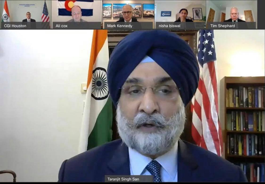 Consulate General of India, Houston organized a webinar " India-Colorado Partnership: Opportunities" along with other partners on October 7,2020